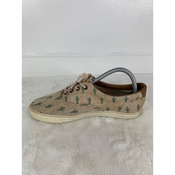 G.H. Bass & Co. Womens Cactus Print Canvas Lace-Up Sneakers Size 8.5M - Picture 7 of 10